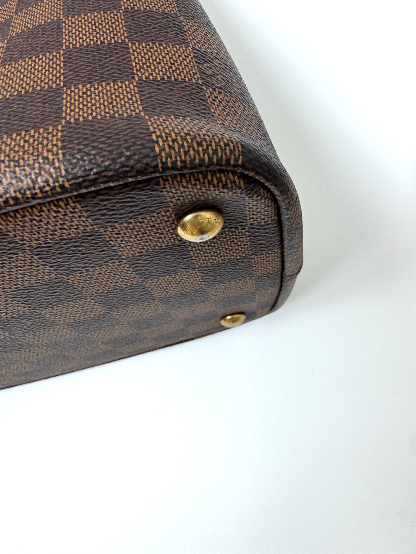 Pre-Owned Louis Vuitton V Tote MM in Damier Ebene Canvas