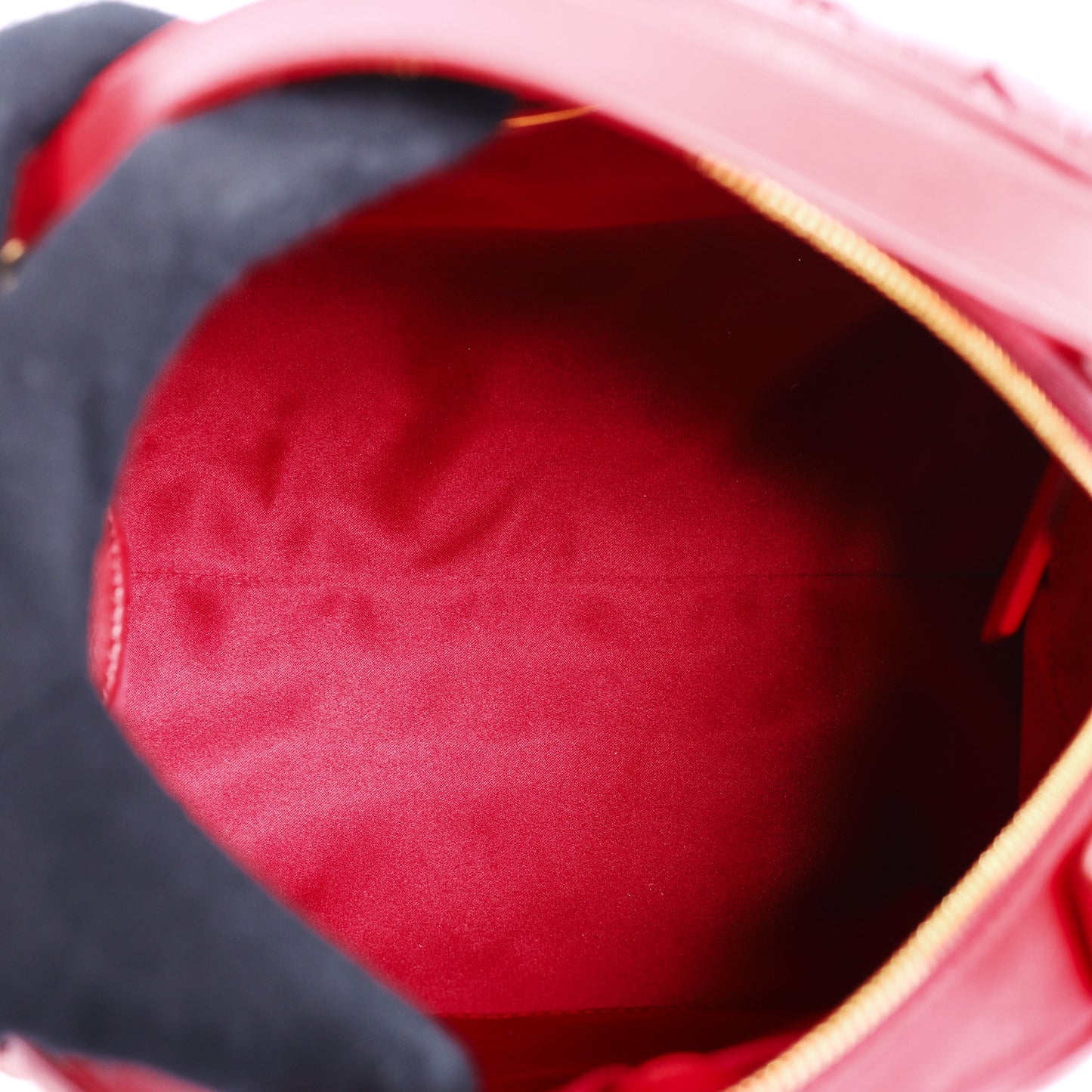 Pre-Owned Miu Miu Matelassé Red Leather Dome Satchel