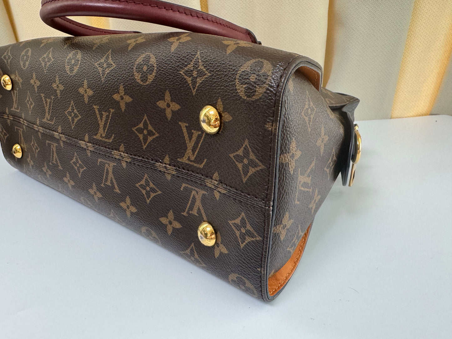 Pre-Owned Louis Vuitton Pallas Monogram Canvas Shoulder Bag