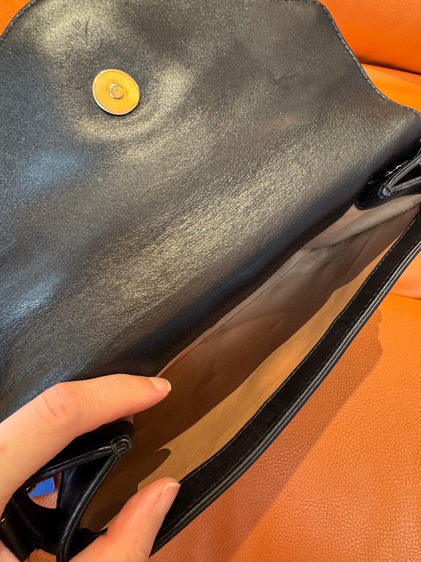 Pre-Loved Gucci Queen Margaret Leather Shoulder Bag