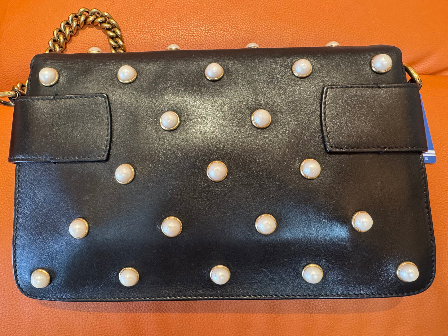 Pre-Loved Gucci Queen Margaret Leather Shoulder Bag