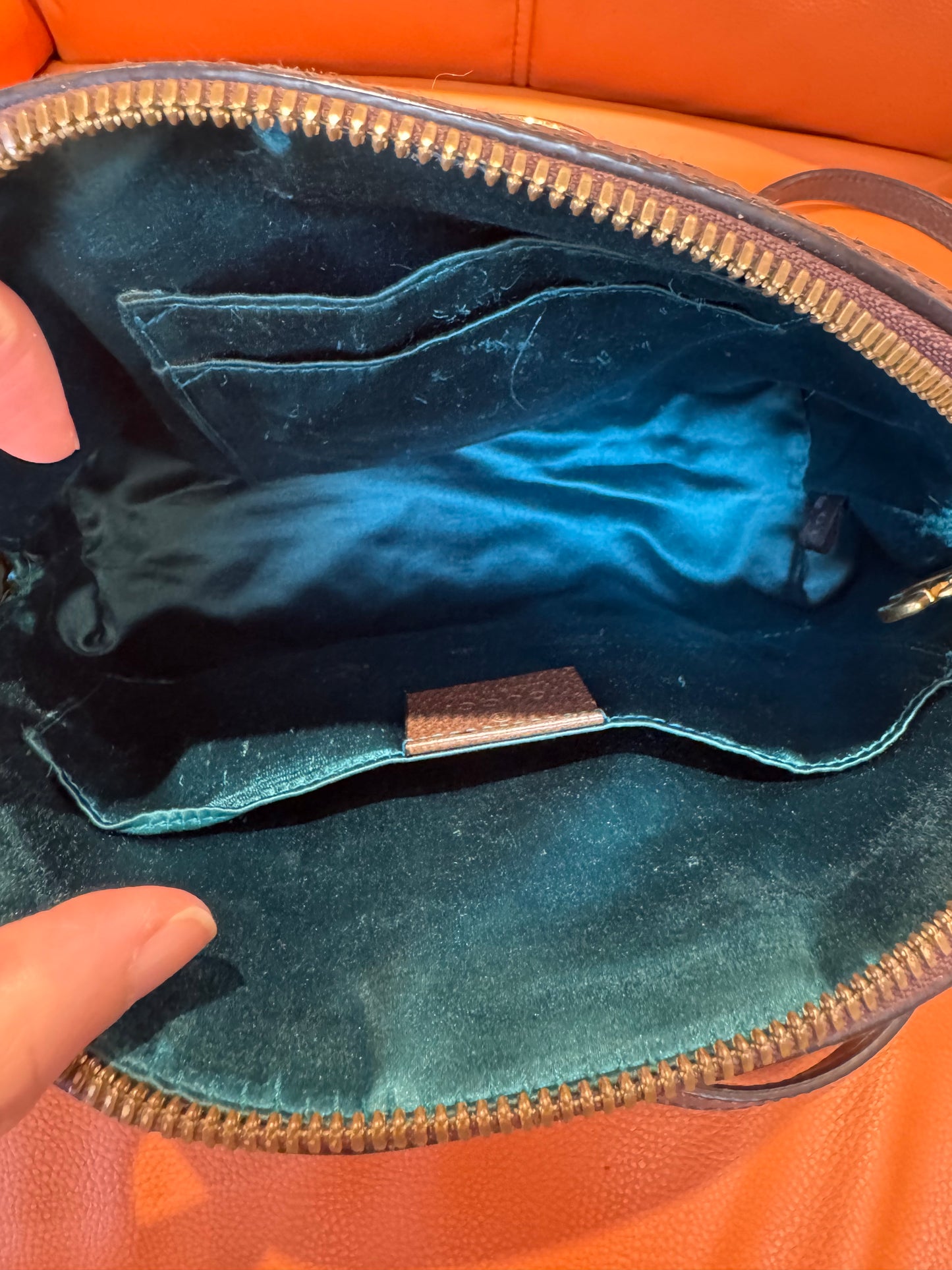 Pre-Loved Gucci Ophidia GG Supreme Mini Crossbody Bag