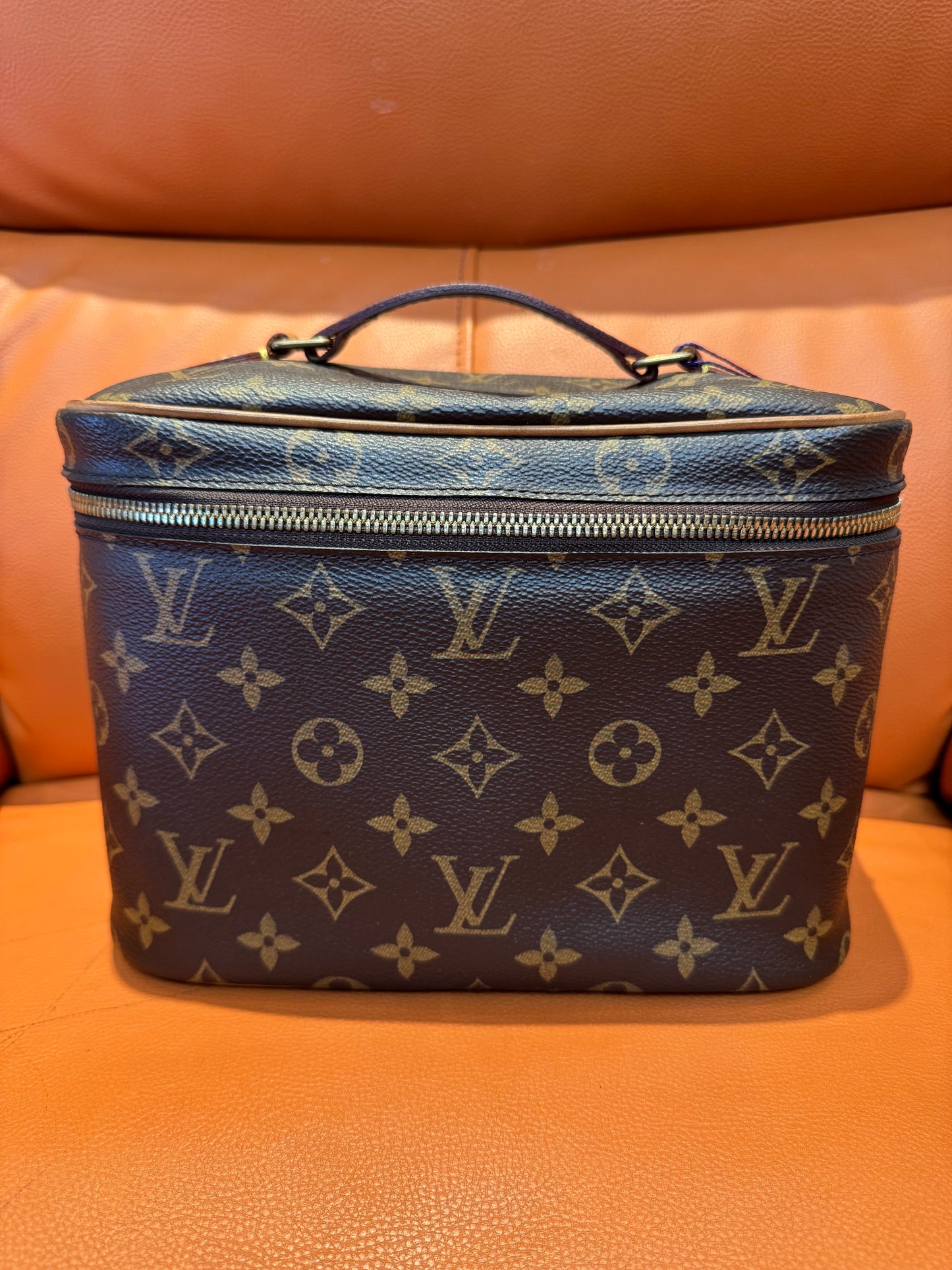 Pre-Loved Louis Vuitton Monogram Canvas Vanity Bag / Cosmetic Pouch
