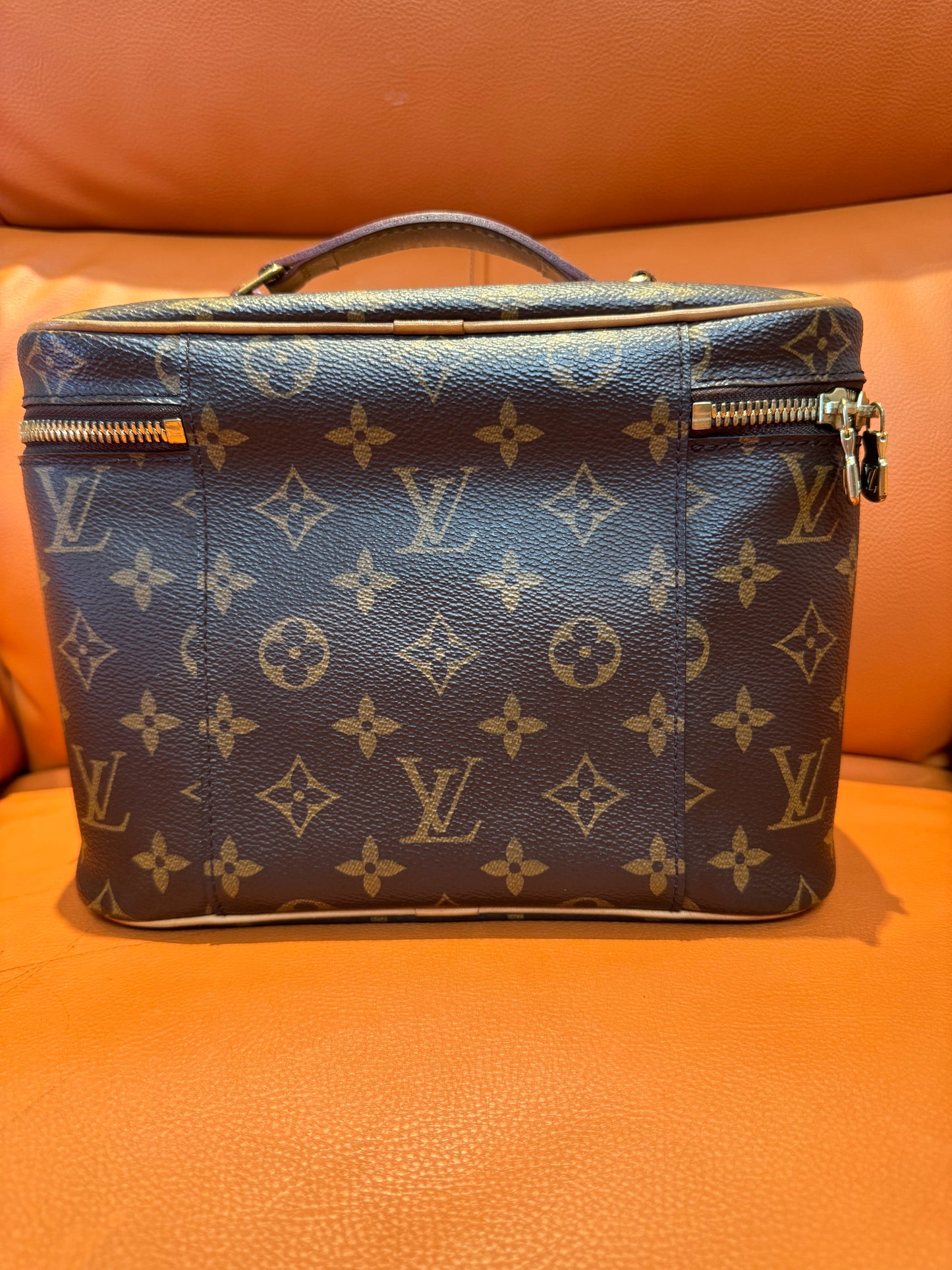Pre-Loved Louis Vuitton Monogram Canvas Vanity Bag / Cosmetic Pouch