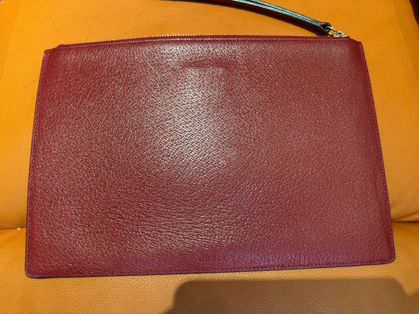 Pre-Loved Gucci Tian GG Supreme Pouch
