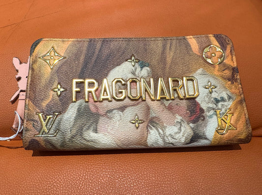 Louis Vuitton x Jeff Koons Fragonard “Masters Collection” Zippy Wallet