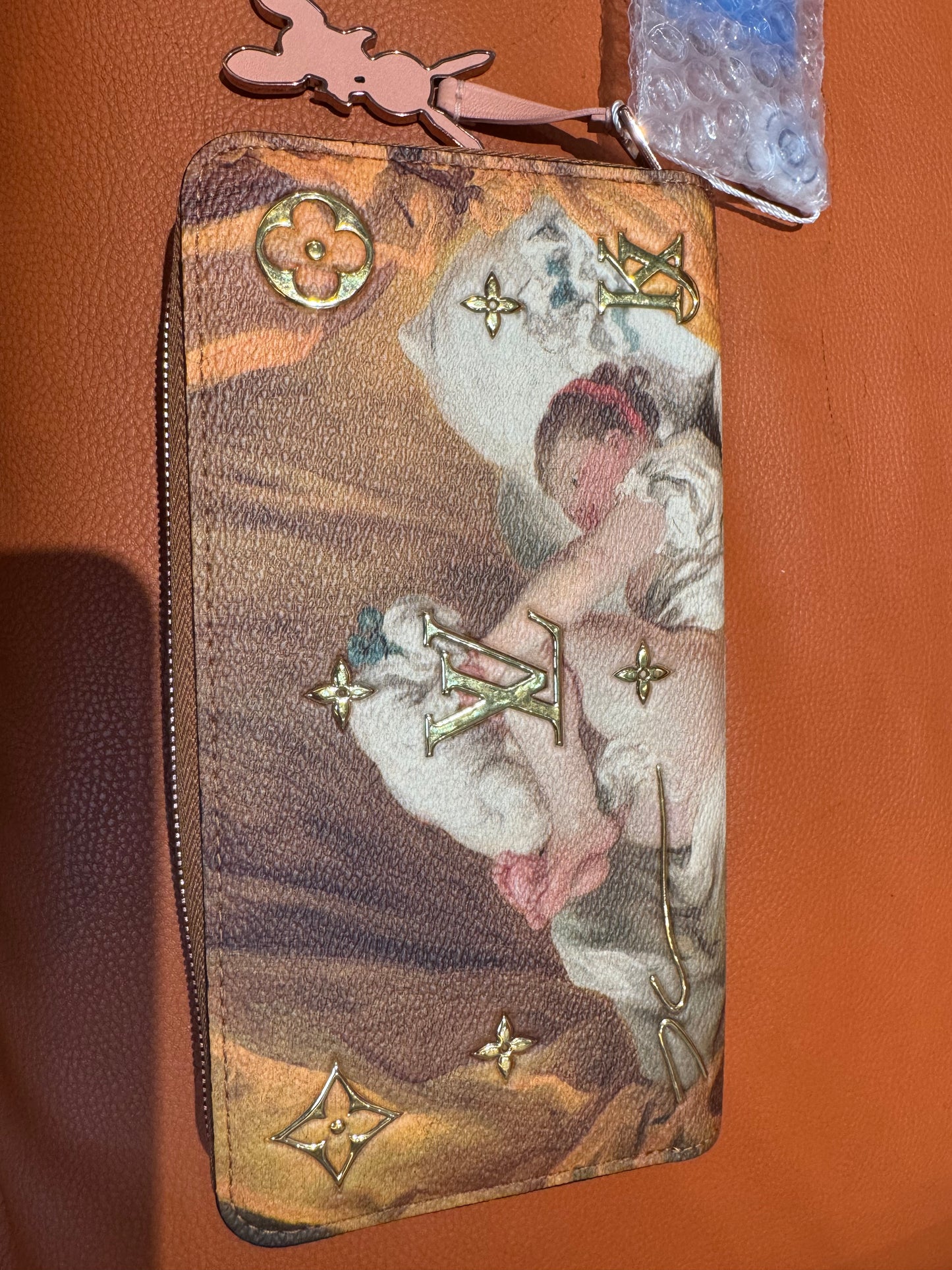 Louis Vuitton x Jeff Koons Fragonard “Masters Collection” Zippy Wallet
