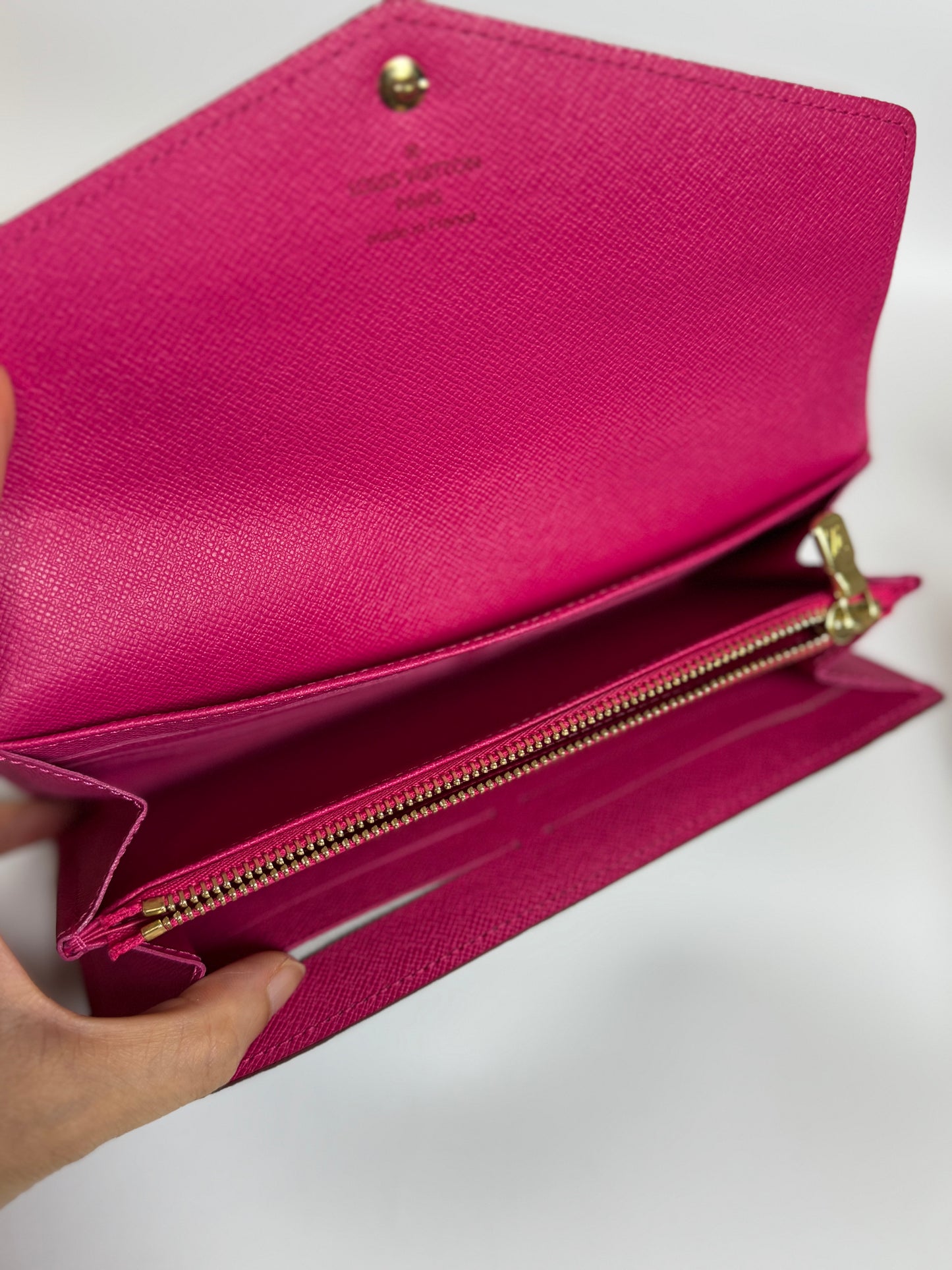 Pre-Loved Designer Multicolor Long Wallet – Classic Black Edition