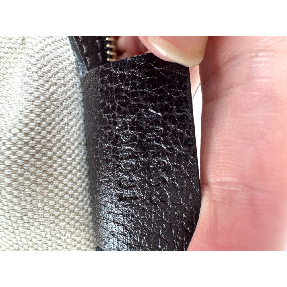 Pre-Owned Gucci Ophidia GG Supreme Boston Bag with Web Stripe