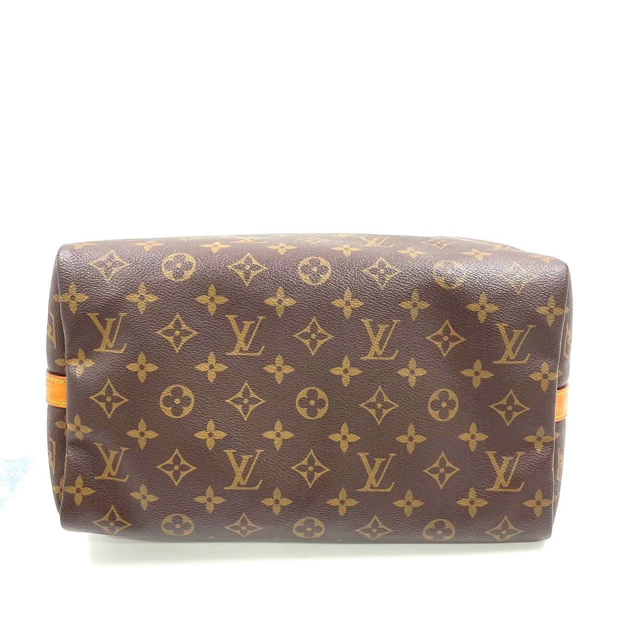Pre-Owned Louis Vuitton Speedy 35 Monogram Canvas Bag with Strap and Lock