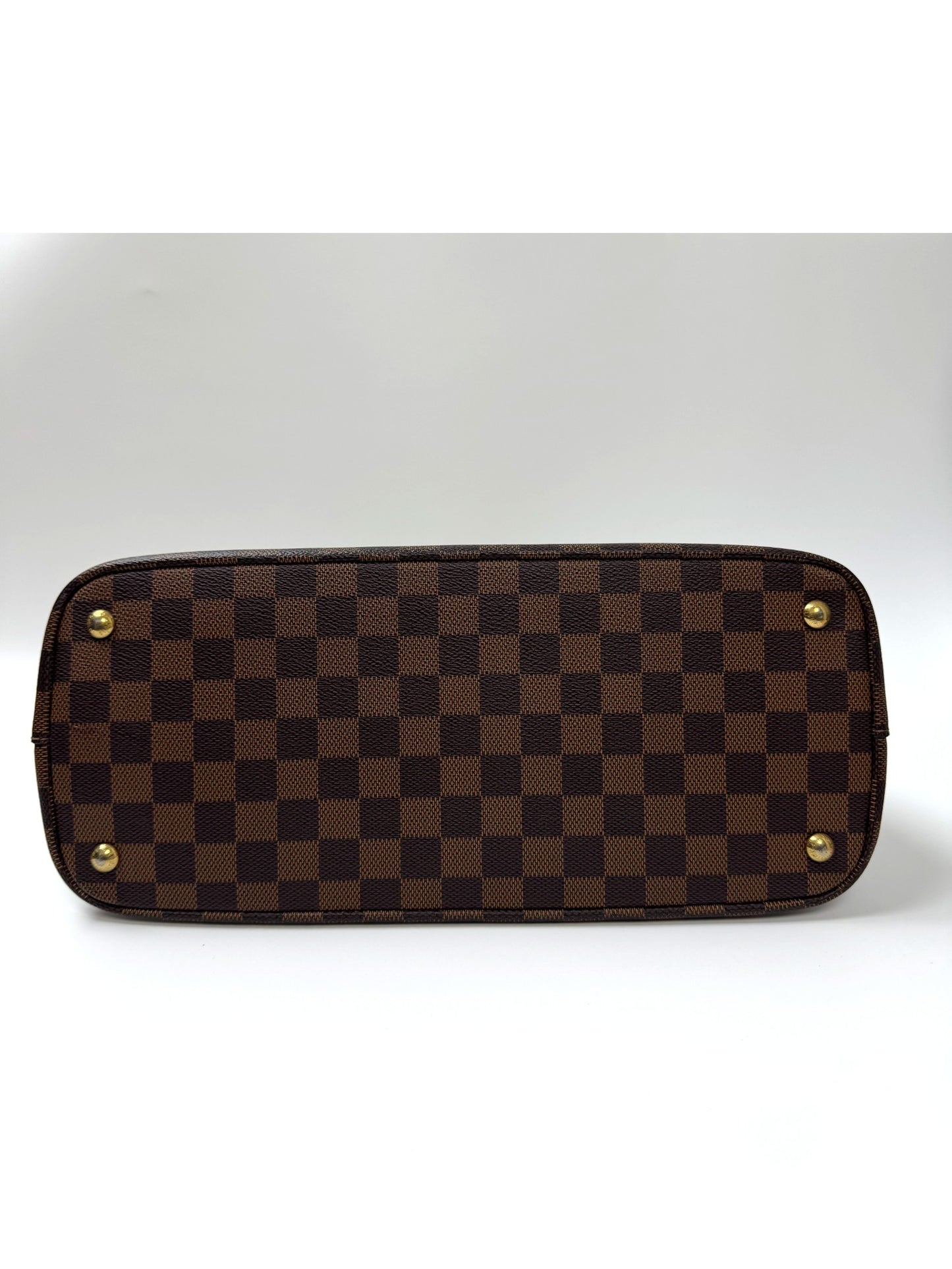 Pre-Owned Louis Vuitton V Tote MM in Damier Ebene Canvas