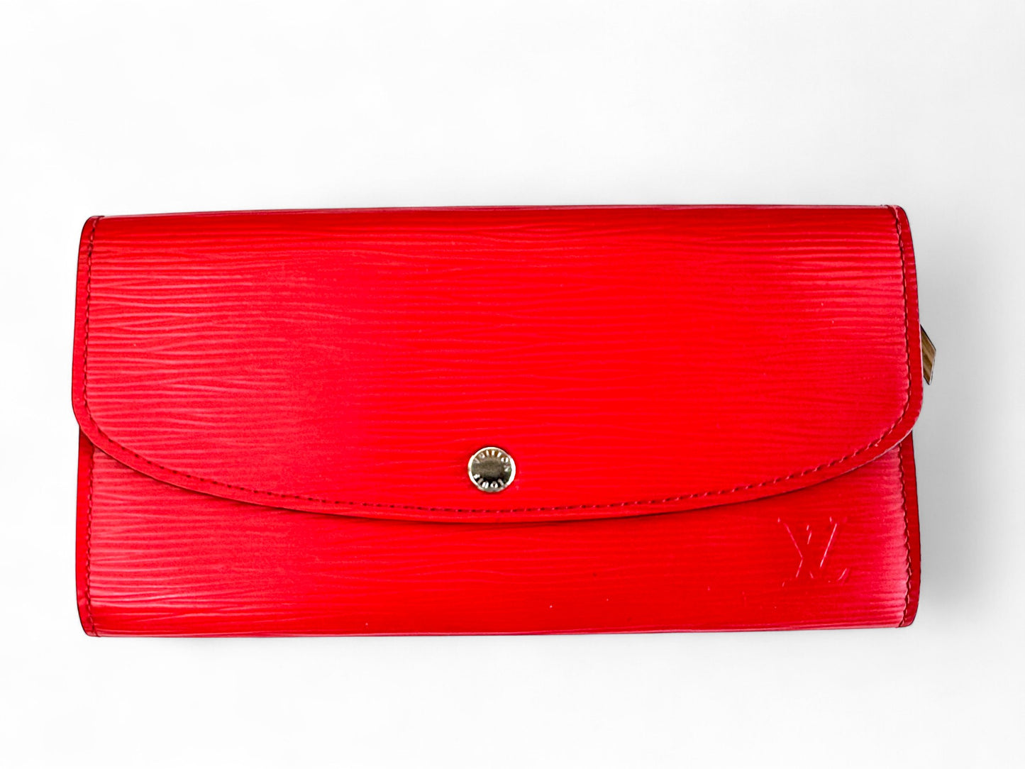 Pre-Owned Louis Vuitton Sarah Wallet in Red Epi Leather