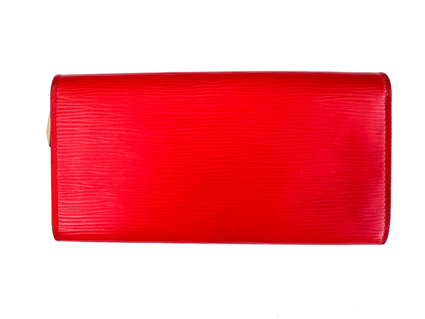 Pre-Owned Louis Vuitton Sarah Wallet in Red Epi Leather