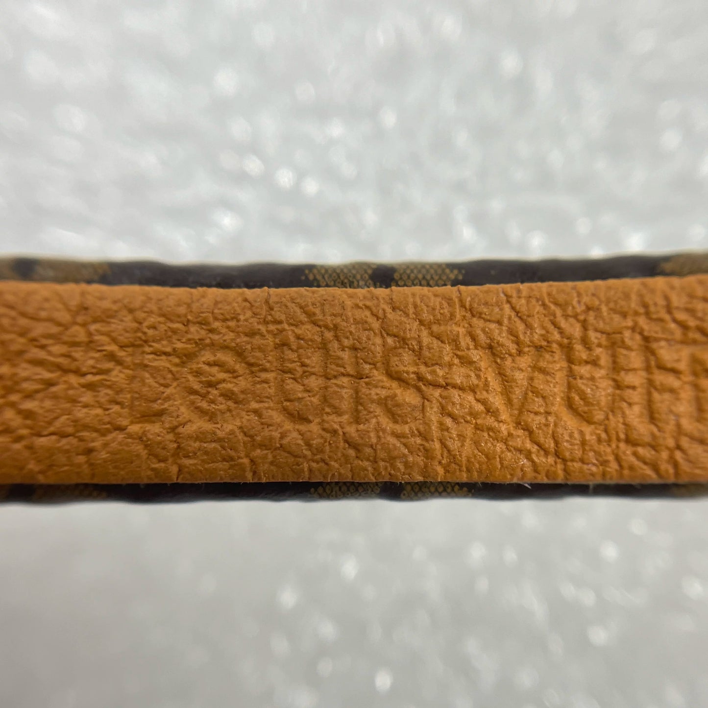 Pre-Owned Louis Vuitton Monogram Bracelet with Gold-Tone Padlock Charm