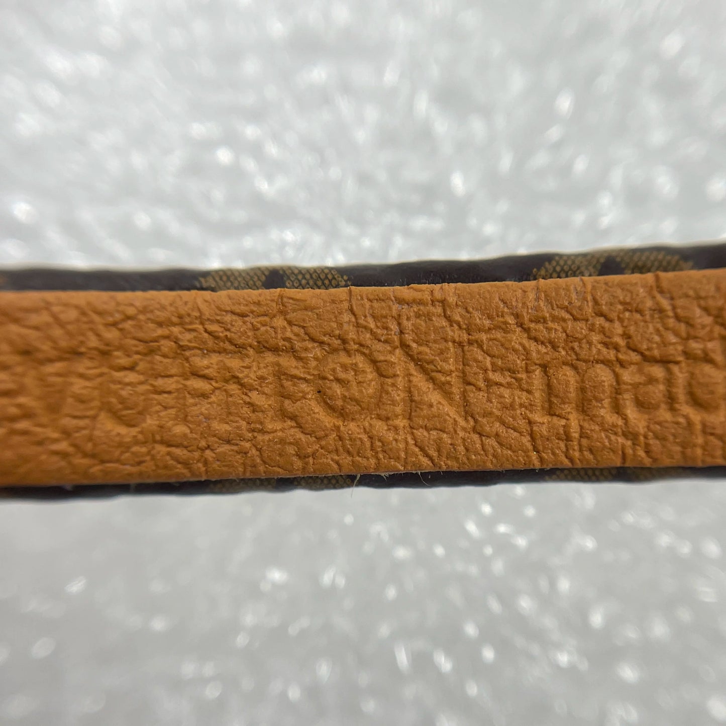 Pre-Owned Louis Vuitton Monogram Bracelet with Gold-Tone Padlock Charm