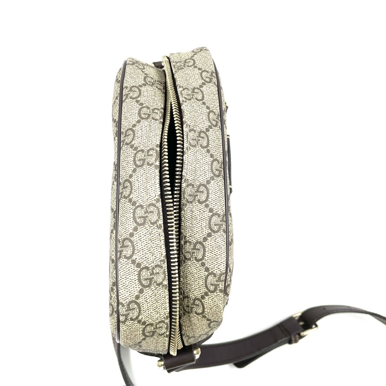 Pre-Owned Gucci GG Supreme Canvas Crossbody Messenger Bag